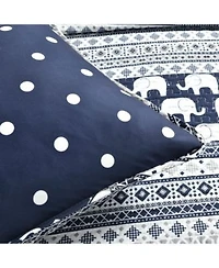 Lush Decor Kids Elephant Stripe Quilt Sets