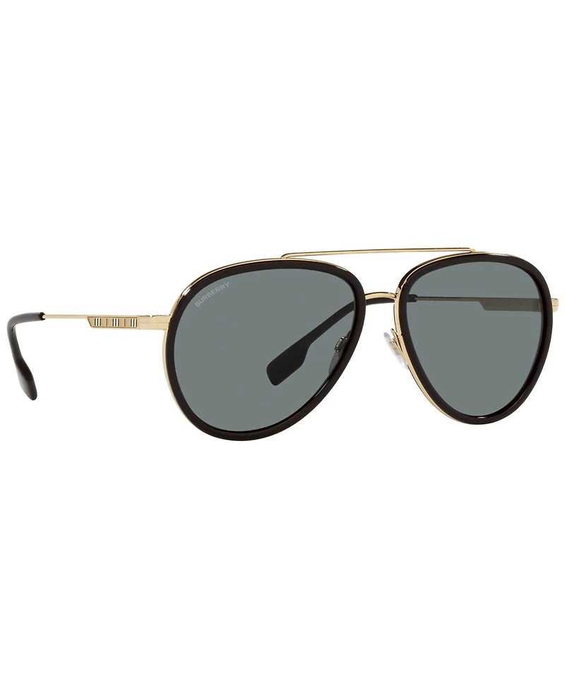 Burberry Men's Polarized Sunglasses, BE3125 Oliver