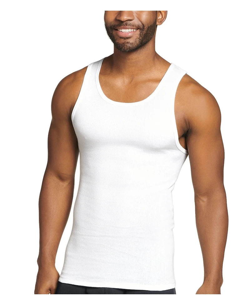 Men's 3-Pack Cotton Crewneck Tank Tops