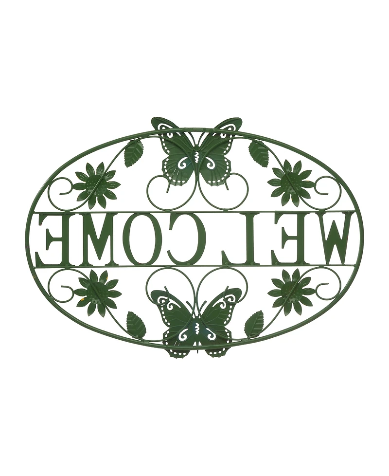 Glitzhome Whimsical Welcome Wall Decor