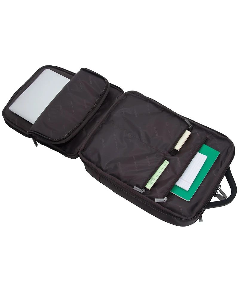 Full-Grain Colombian Leather 16" Laptop Tablet Travel Backpack