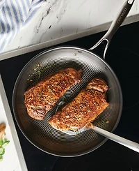 Circulon SteelShield C-Series Tri-Ply Clad Nonstick Frying Pan, 12.5-Inch, Silver