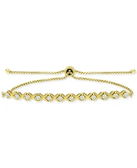 Giani Bernini Cubic Zirconia Xo Bolo Bracelet
