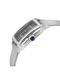 Gevril Women's Padova Swiss Quartz Gray Italian Leather Strap Watch 30mm