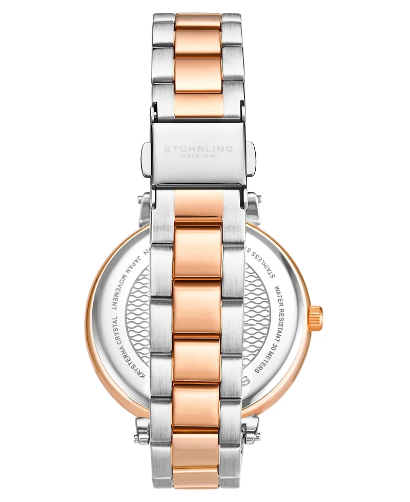 Women's Rose Gold-Tone Link Bracelet Multi-Function Watch 40mm