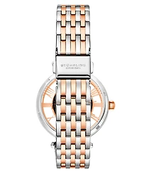 Women's Automatic Silver-Tone Stainless Steel Link Bracelet Watch 38mm