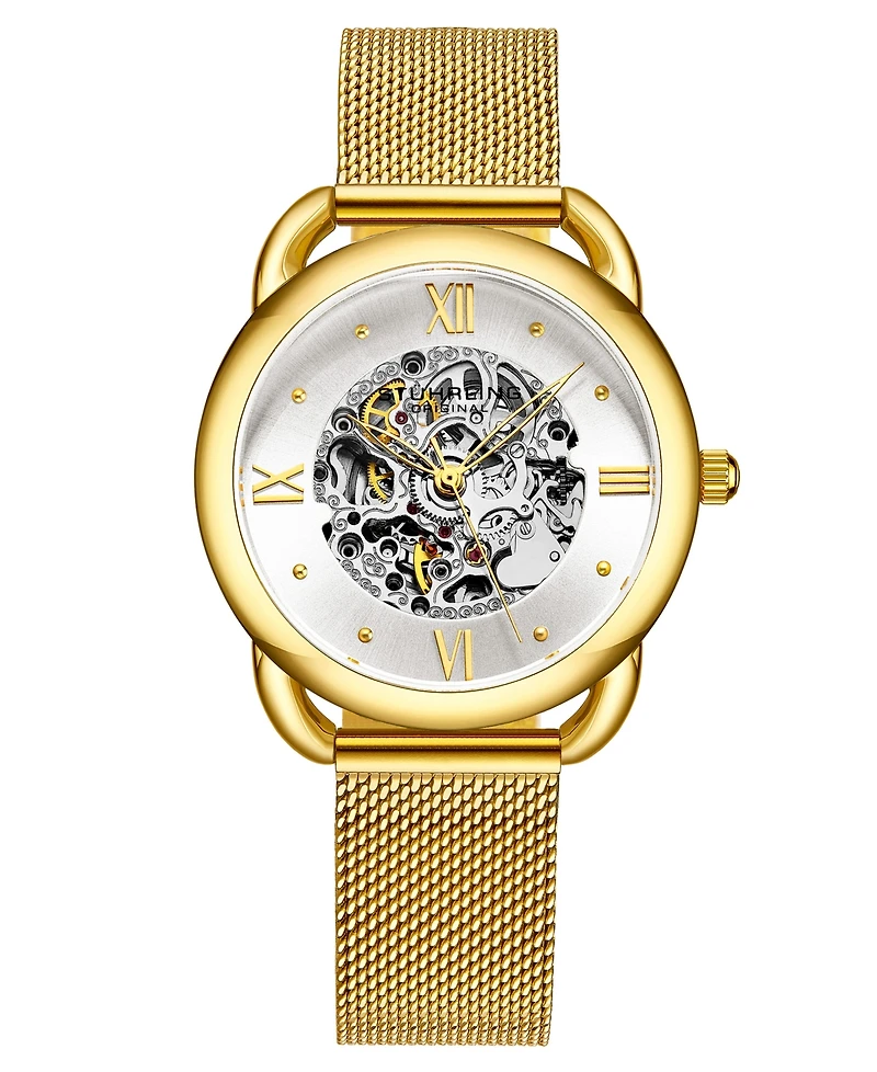 Women's Automatic Gold-Tone Mesh Bracelet Watch 36mm