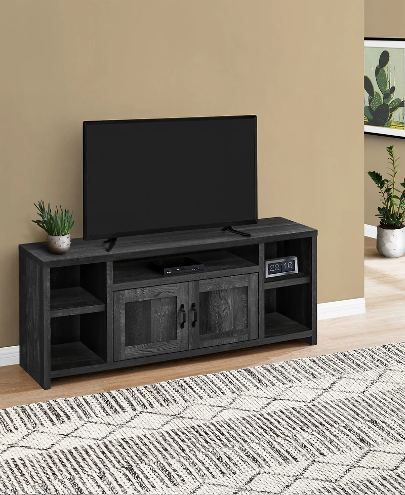 Modern Farmhouse Tv Stand with 2 Doors