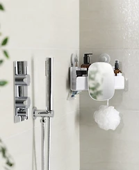 Joseph Joseph EasyStore Large Shower Shelf with Removable Mirror