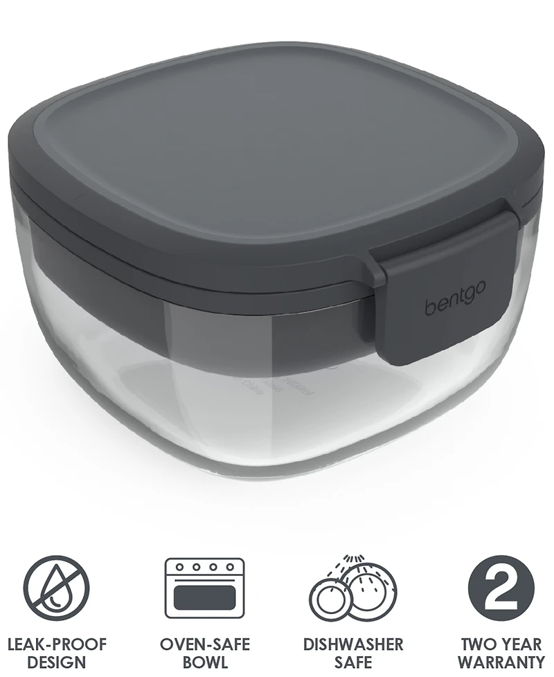Bentgo Glass Leak-Proof Salad Container