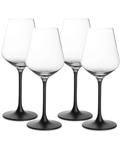 Villeroy Boch Manufacture Rock Red Wine Glasses, Set of 4