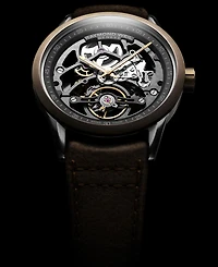 Raymond Weil Men's Swiss Automatic Freelancer Brown Leather Strap Watch 42mm