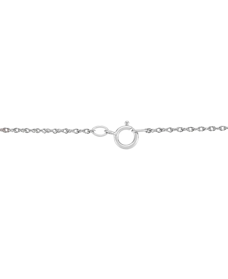 Swiss Blue Topaz Heart 18" Pendant Necklace (1/2 ct. t.w.) in Sterling Silver and 14k Gold