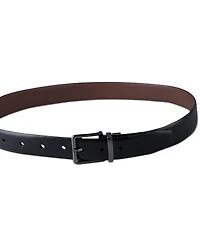 Calvin Klein Men's Reversible Textured Leather Dress Belt, Created for Macy's