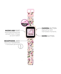 Kid's Playzoom 2 Blush Cat Print Tpu Strap Smart Watch 41mm