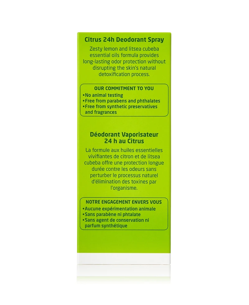 Weleda Citrus 24 Hours Deodorant Spray, 3.4 oz