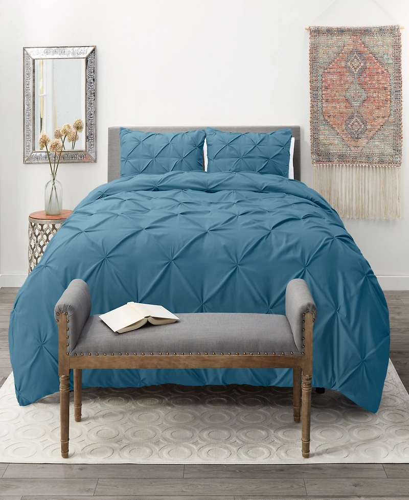 Nestl Pinch Pleat 2-Pc. Duvet Cover Set, Twin