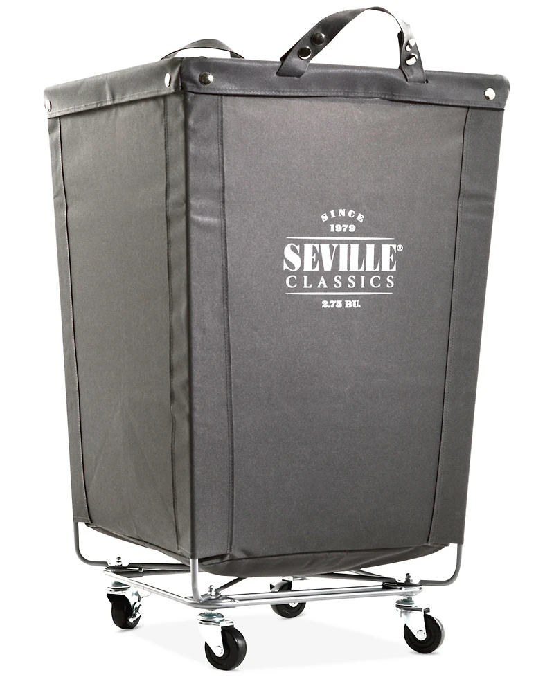 Seville Classics Heavy-Duty Rolling Laundry Hamper