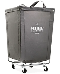 Seville Classics Heavy-Duty Rolling Laundry Hamper