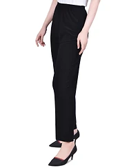Ny Collection Petite Pull-On Straight-Leg Pants
