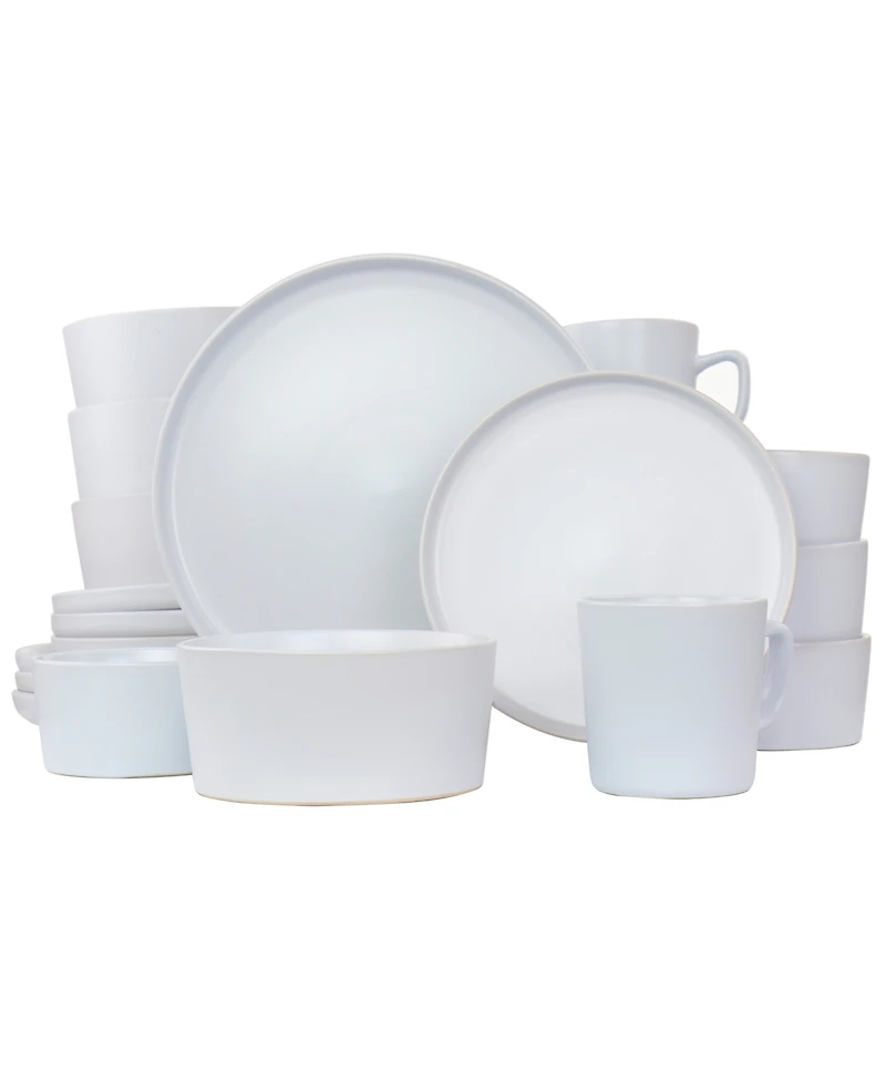 Elama Luxmatte 20 Pc. Dinnerware Set, Service for 4