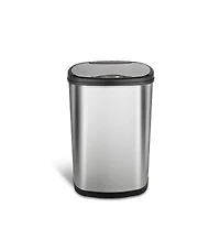 Ninestars 13 Gallon Kitchen Trash Can, Automatic Touchless Motion Sensor Trash Can with Lid