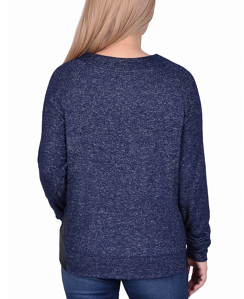 Women's Long Sleeve Lacing Detail Pullover