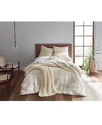 Last Act! Oake Drybrush Matelasse 3-Pc. Duvet Cover Set, Full/Queen, Exclusively at Macy's