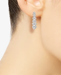 Wrapped in Love Diamond Butterfly Drop Earrings (1 ct. t.w.) in Sterling Silver, Created for Macy's