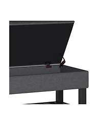 Cosmopolitan Storage Ottoman Bench with Open Bottom