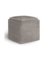 Rockwood Cube Storage Ottoman with Tray