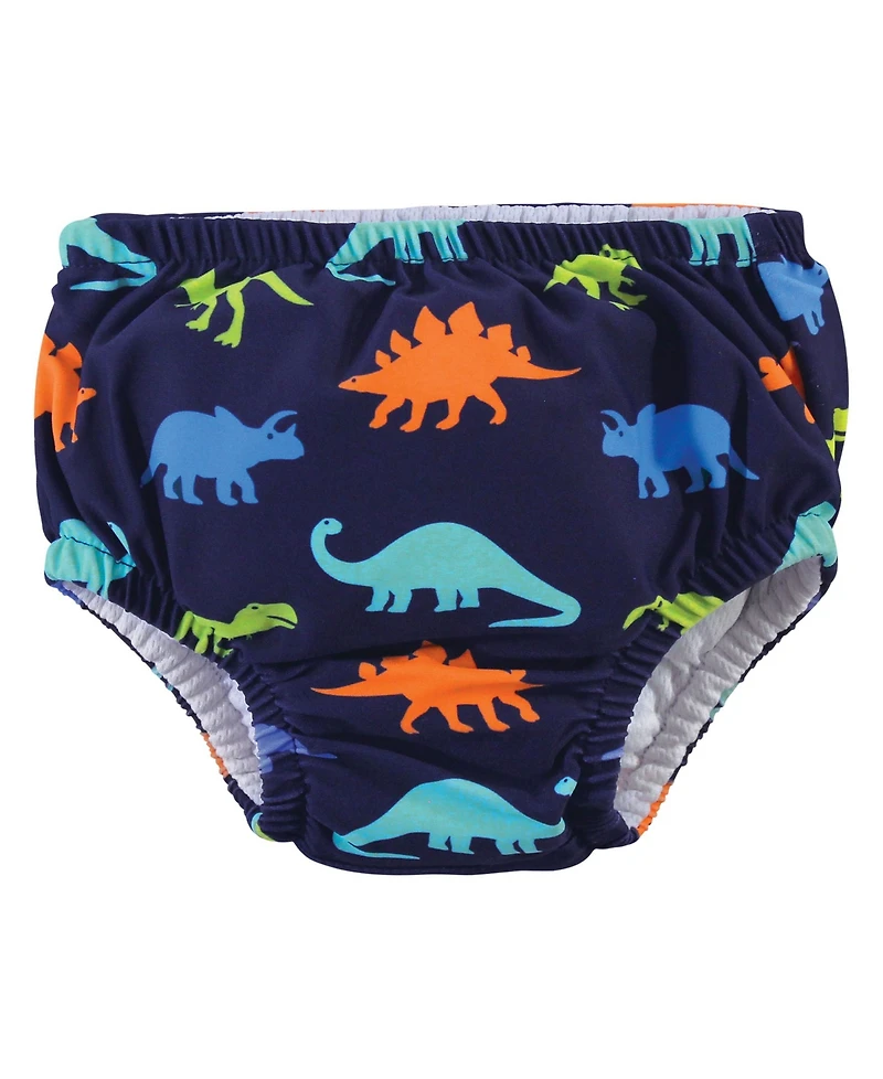 Hudson Baby Boys Swim Diapers, Whale Anchor, 12-18 Months