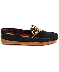 Minnetonka Men's Double Bottom Fleece Moccasin Slippers