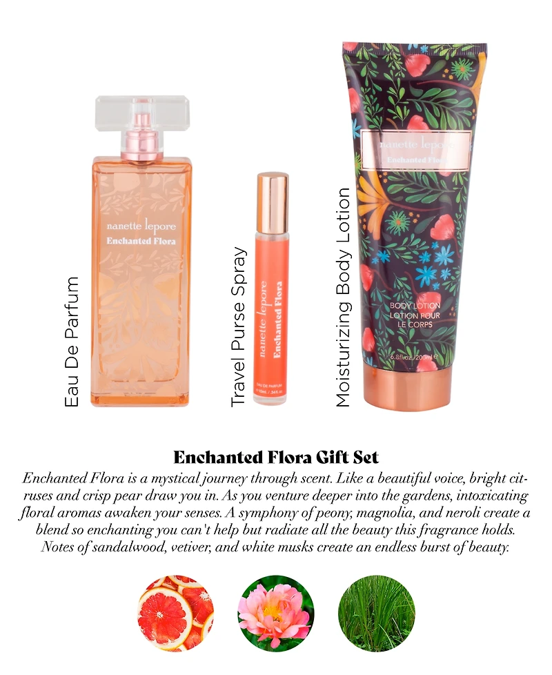 Nanette Lepore 3-Pc. Enchanted Flora Gift Set