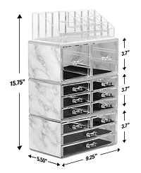Sorbus Makeup and Jewelry Display Storage Case Set