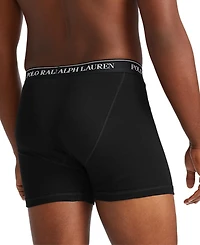 Polo Ralph Lauren Men's 3-Pack Big & Tall Cotton Boxer Briefs