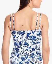 Lauren Ralph Lauren Floral Toile Underwire Tankini Top