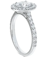 Portfolio by De Beers Forevermark Diamond Oval Halo Engagement Ring (1 ct. t.w.) in 14k Gold