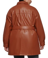 Levi's Trendy Plus Size Belted Jacket