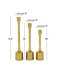 CosmoLiving by Cosmopolitan Candle Holder, Set of 3