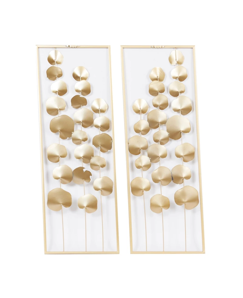 Modern Floral Wall Decor, Set of 2
