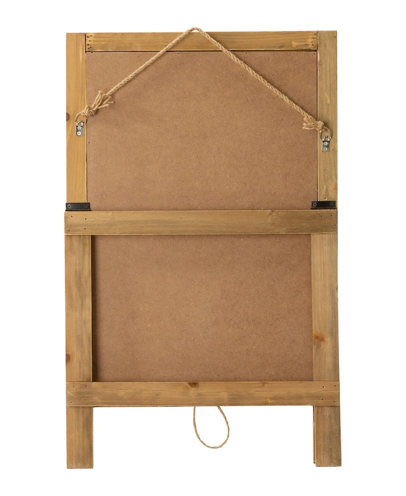 Glitzhome Thanksgiving Turkey Easel Porch Sign, 24"