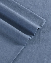 Eddie Bauer Solid 100% Cotton Brushed Flannel -Pc. Sheet Set