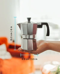 Grosche Milano Stovetop Espresso Maker Moka Pot 3 Espresso Cup Size 5 oz