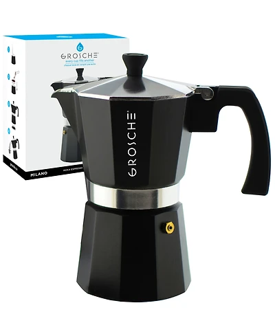 Grosche Milano Stovetop Espresso Maker Moka Pot 6 Cup 9.3 oz