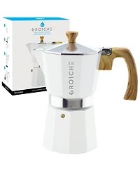 Grosche Milano Stovetop Espresso Maker Moka Pot 6 Espresso Cup Size 9.3 oz