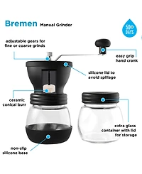 Grosche Bremen Manual Ceramic Conical Burr Coffee Grinder and Spice Mill