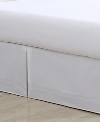 Tommy Bahama Home Solid Pleated Cotton Sateen Tailored Bed Skirt, Queen