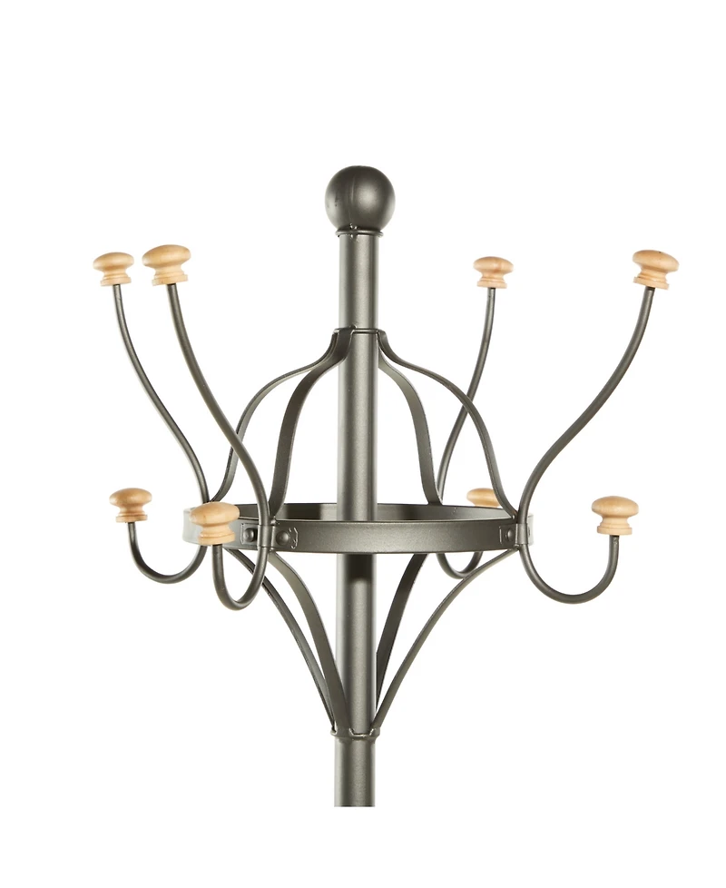 Metal Industrial Coat Rack