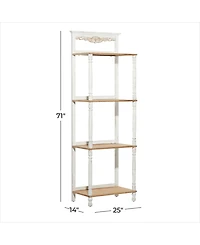 Wood Farmhouse Shelving Unit